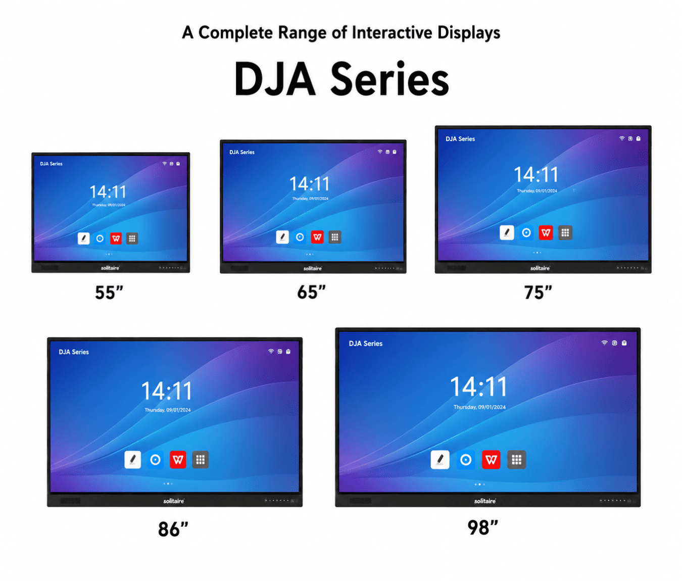 Solitaire DJA Series Interactive Flat Panel Display in Trichy