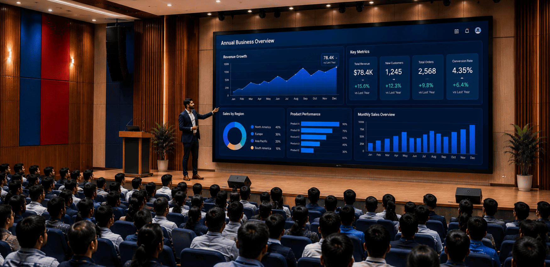 Interactive Flat Panel for Schools and Auditorium